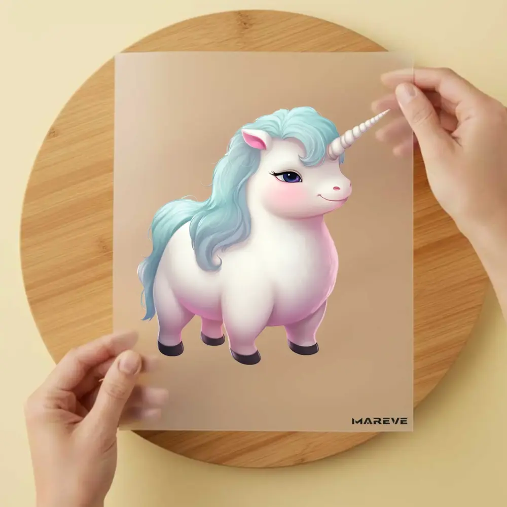 Bügelbild/Sticker - Einhorn - Big Size