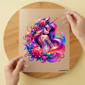 Bügelbild/Sticker -Einhorn Magic - 2
