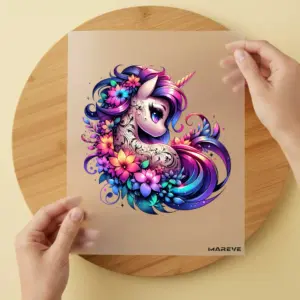 Bügelbild/Sticker -Einhorn Magic - 3