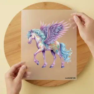 Bügelbild/Sticker - Feenpferd