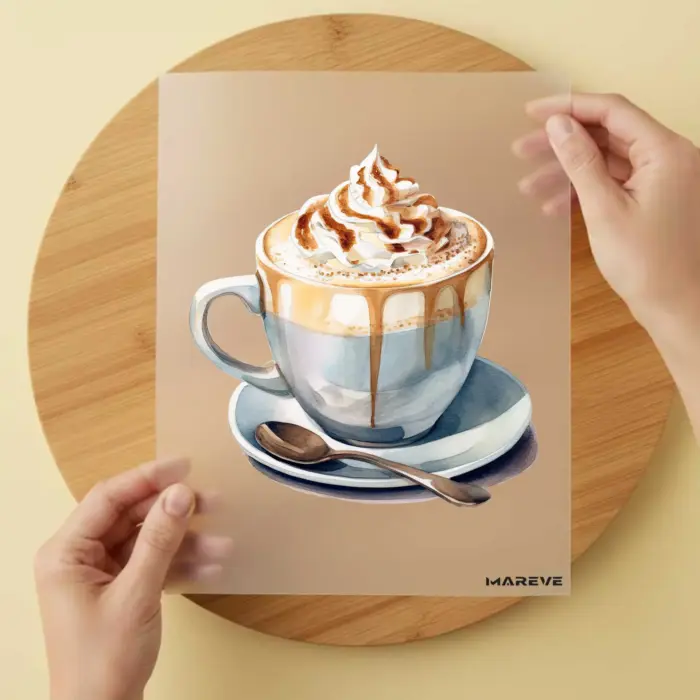 Bügelbild-Kaffeetasse