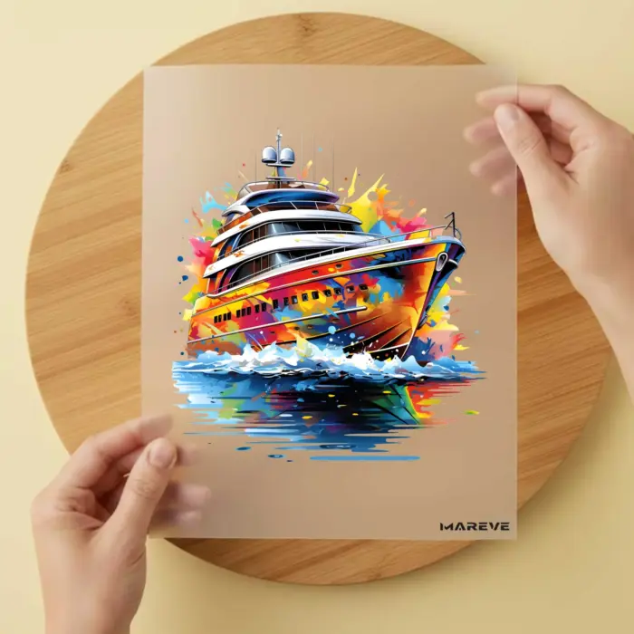 Bügelbild-Schiff-Rainbow Bügelbild-Schiff-Rainbow