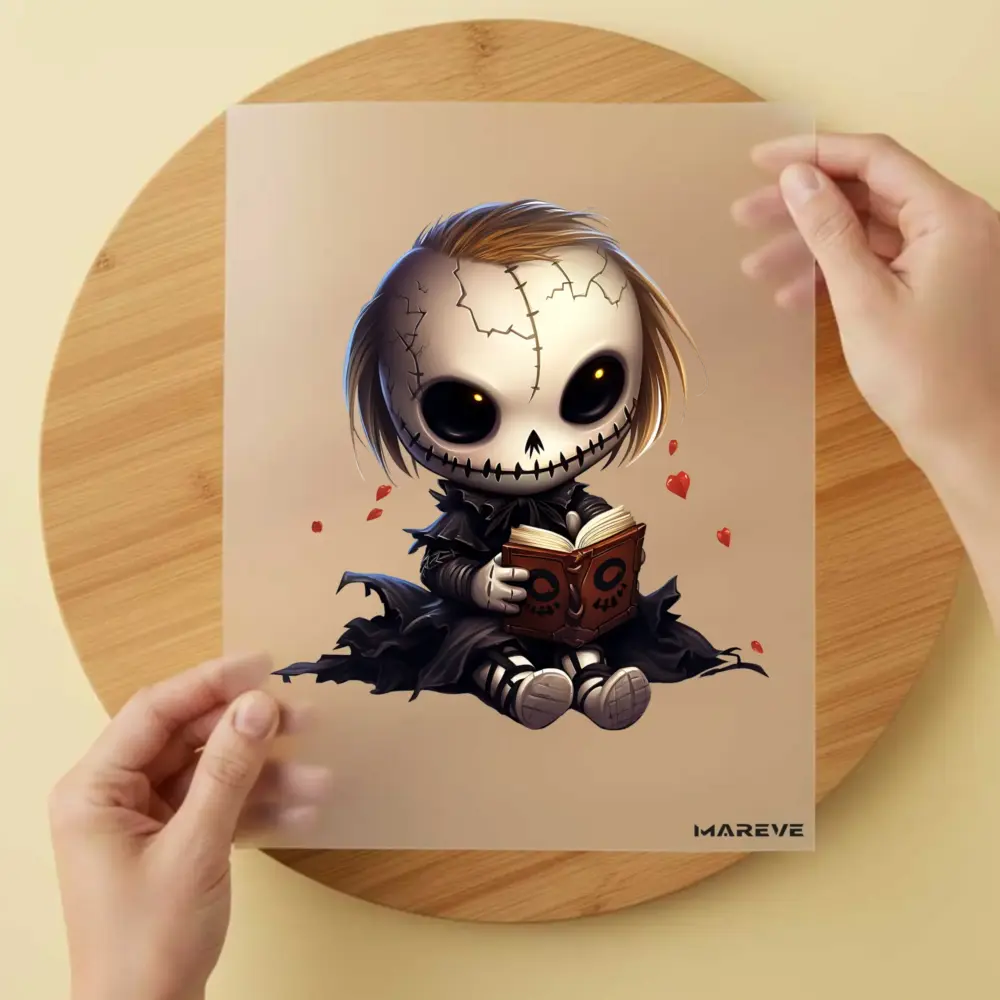 Bügelbild/Sticker - Spooky - Book