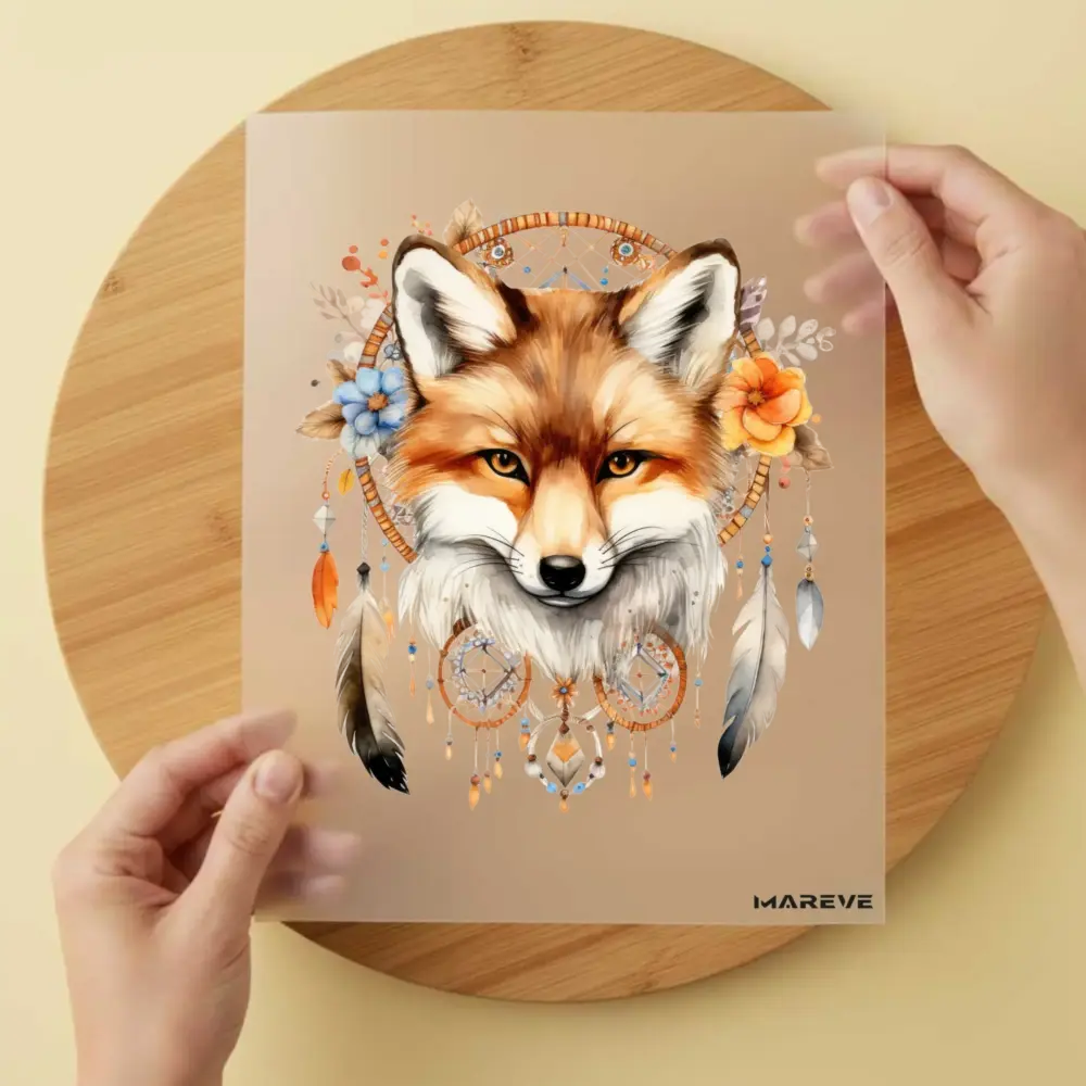 Bügelbild/Sticker - Watercolour - Boho - Fuchs