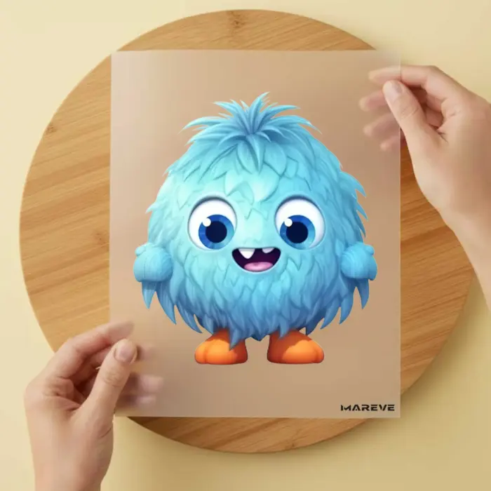 Bügelbild-Watercolour-Monster-Blau Bügelbild-Watercolour-Monster-Blau