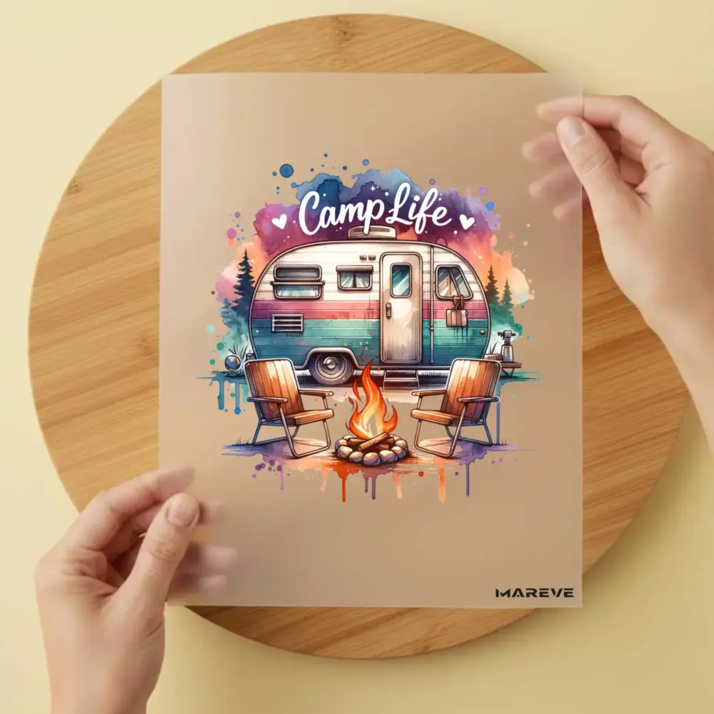Bügelbild/Sticker - Camplife
