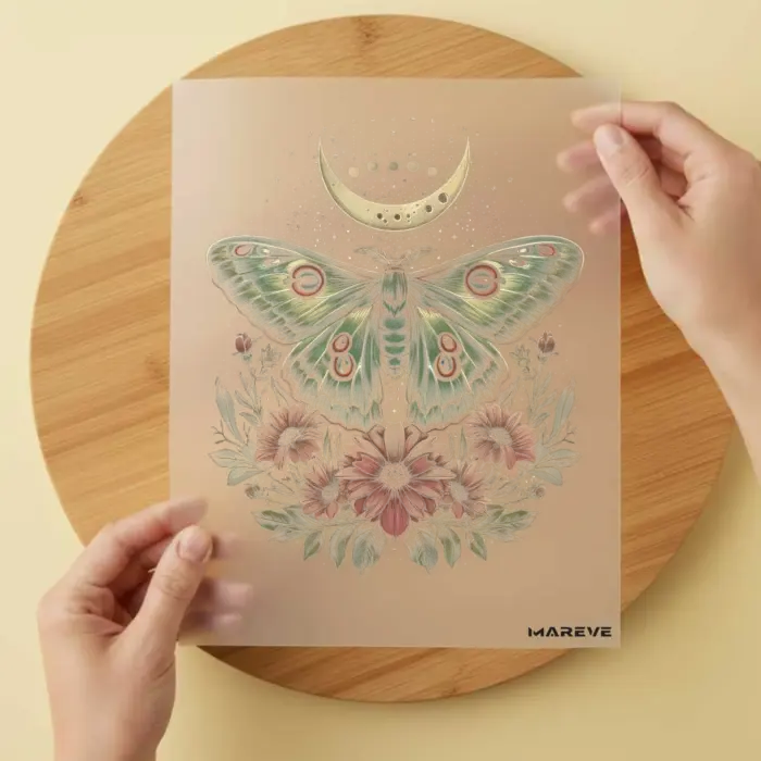 Dekor-Schmetterling-Mond Dekor-Schmetterling-Mond