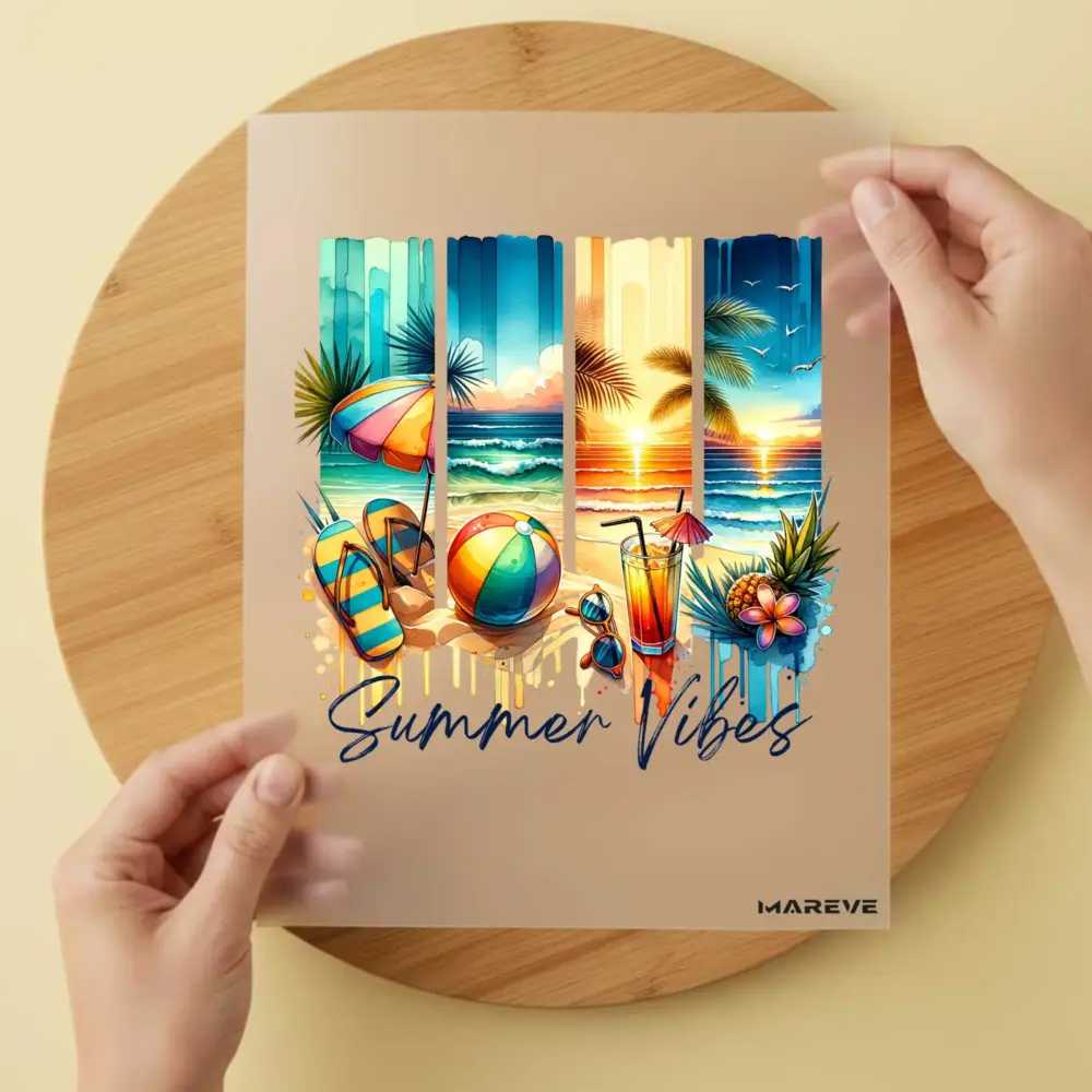 Bügelbild/Sticker - Design - Beach
