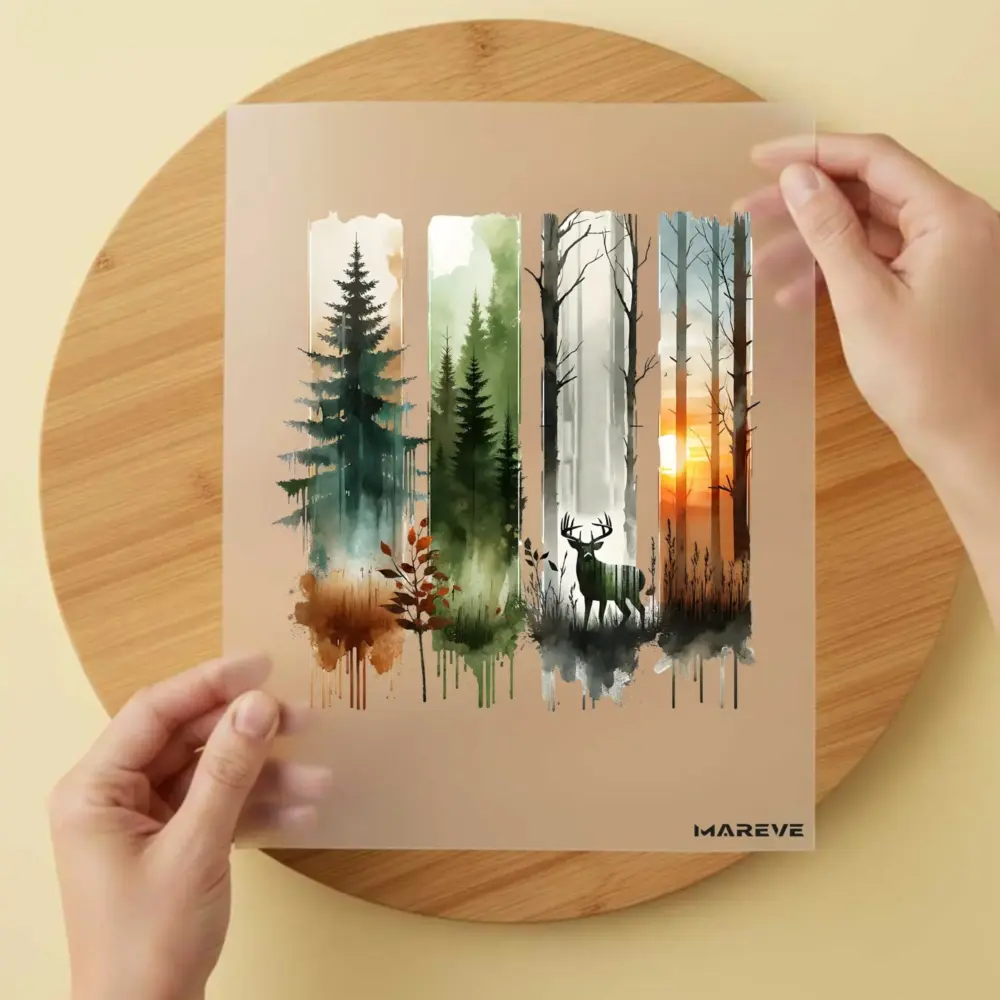 Bügelbild/Sticker - Design - Forrest