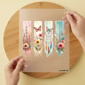 Bügelbild/Sticker - Design - Pastell Traumfänger