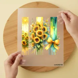 Bügelbild/Sticker - Design - Sonnenblume