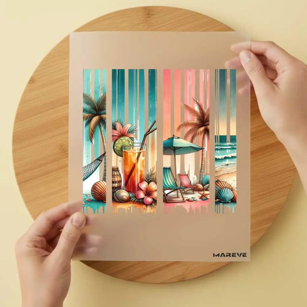 Bügelbild/Sticker - Design - Summer