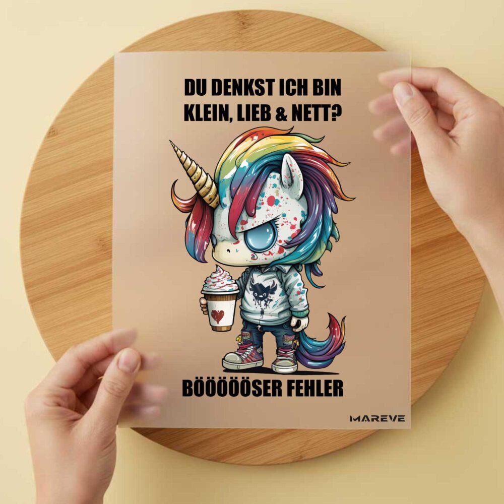 Bügelbild/Sticker - Böser Fehler