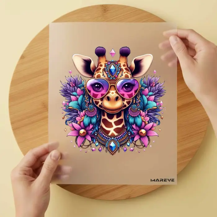 Giraffe-Mädchen-Sonnenbrille