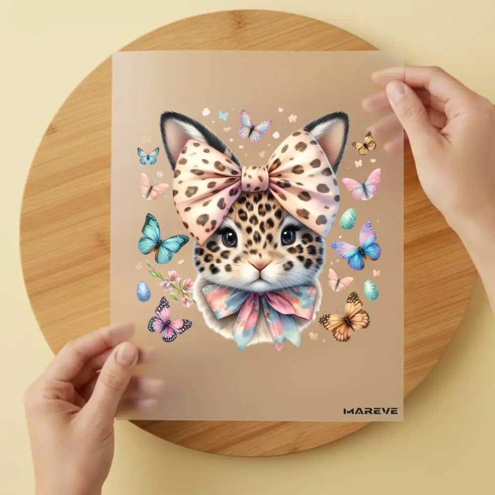 Bügelbild/Sticker - Hasenmädchen - Leo