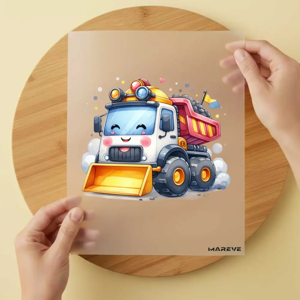Bügelbild/Sticker - Kohlebagger
