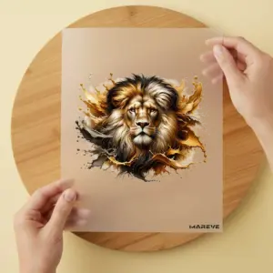 Bügelbild/Sticker - Löwe - Melting 4