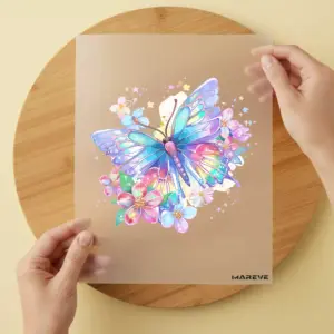 Bügelbild/Sticker - Schmetterling - Diamant