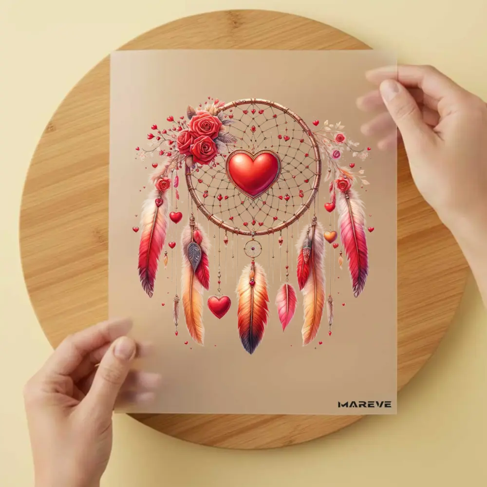 Bügelbild/Sticker - Traumfänger - Heart