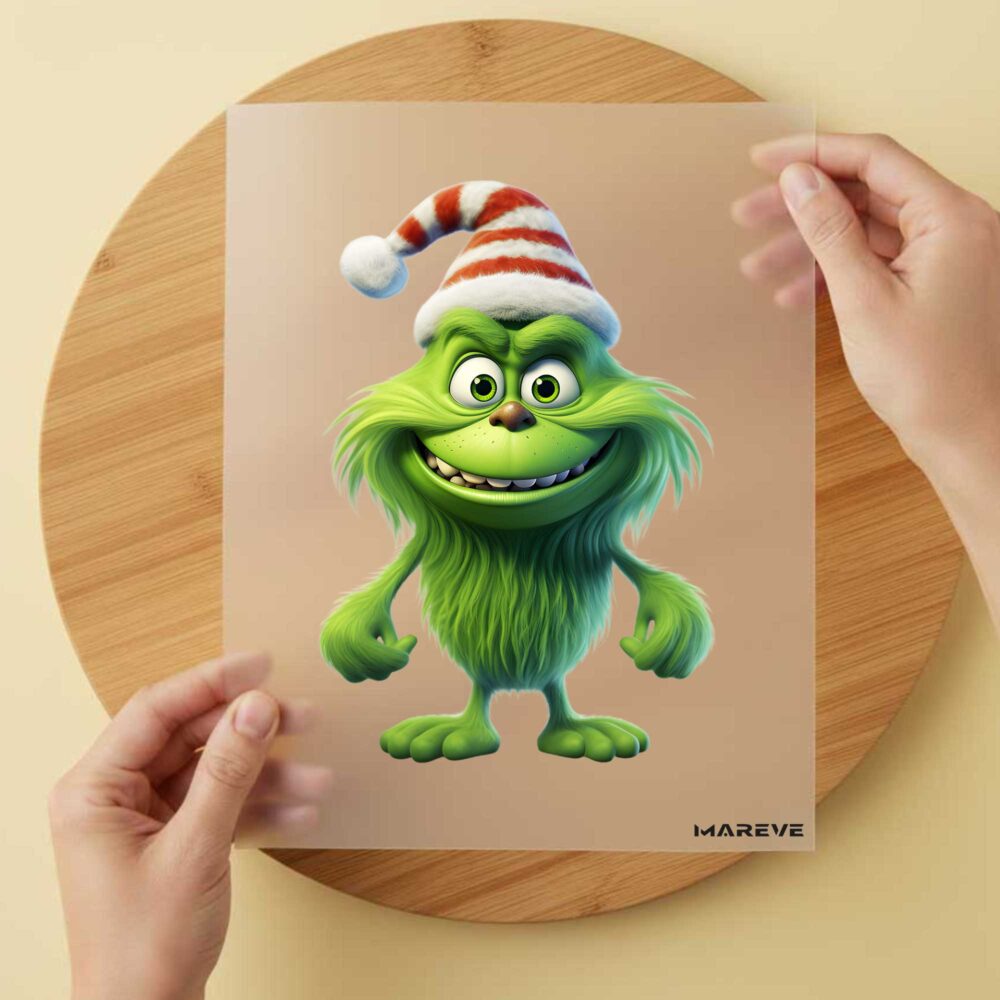 Bügelbild/Sticker - grüner Gnome