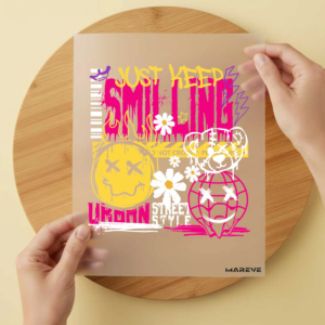 Bügelbild/Sticker Smiling