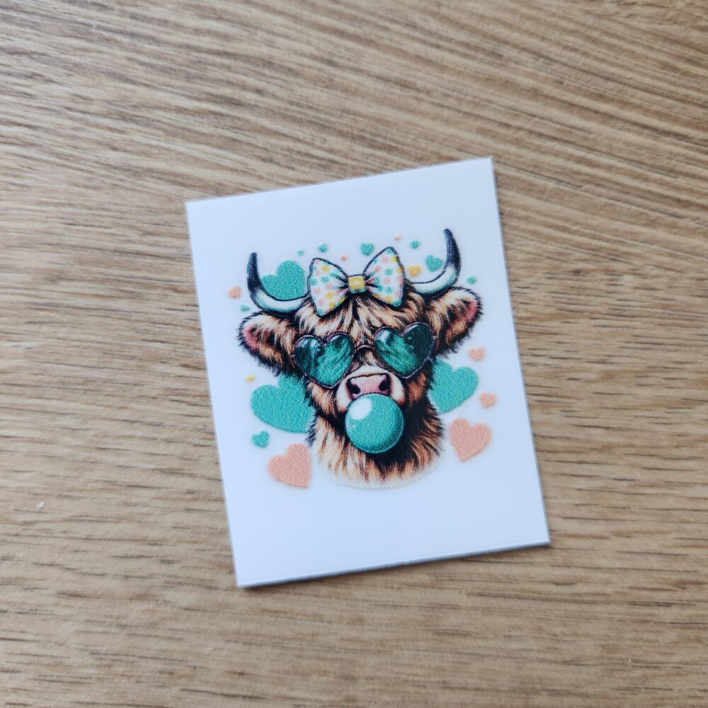 Sticker - Highland Kuh - 3cm