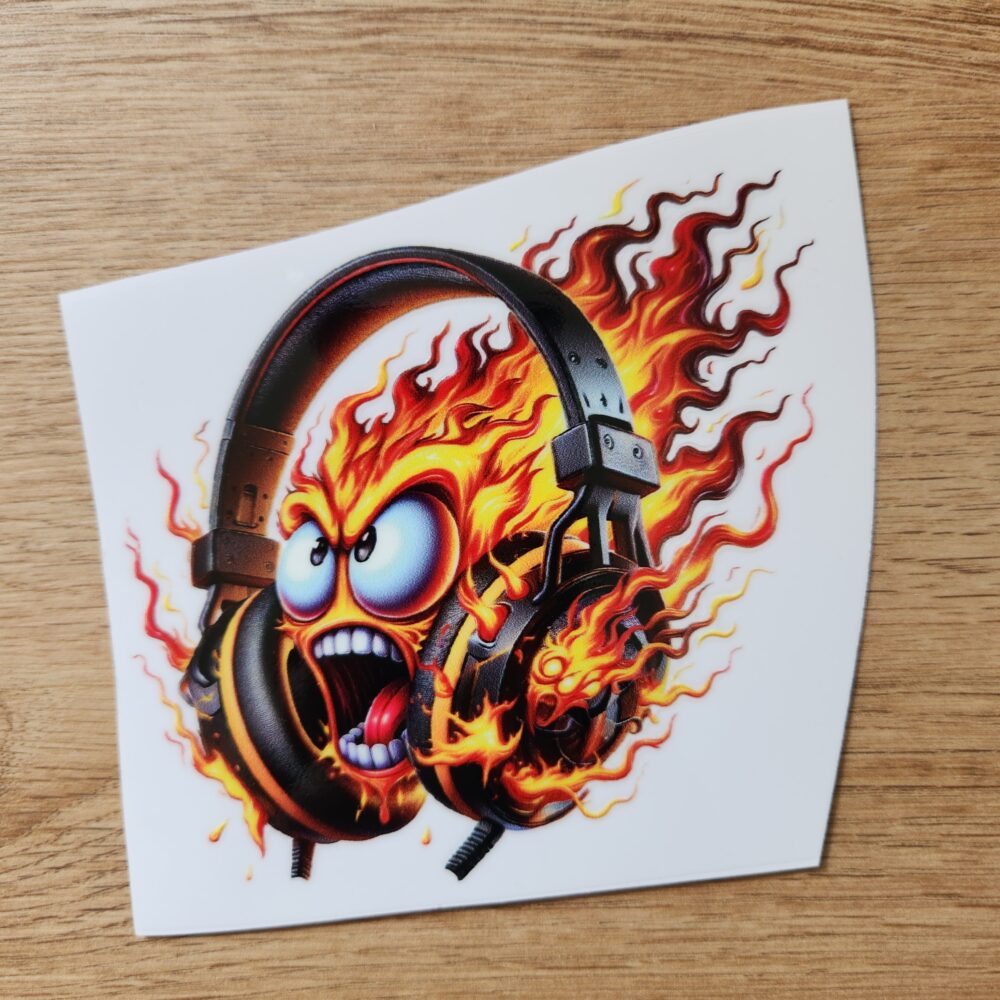 Sticker - Kopfhörer- 10cm