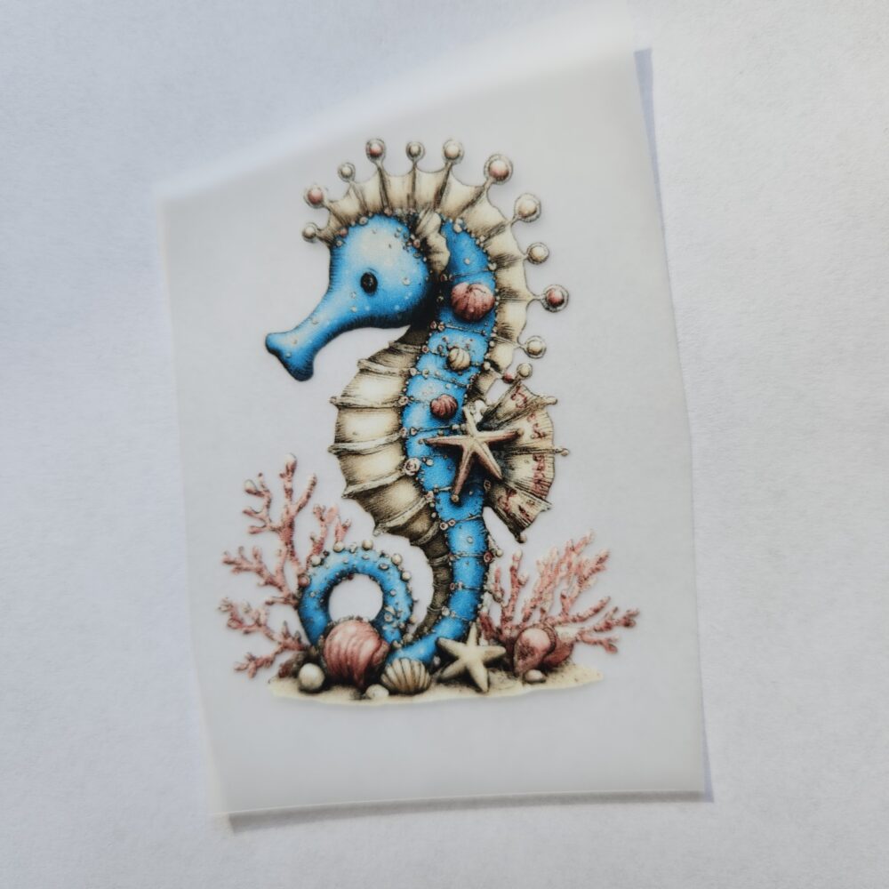 Bügelbild - Seepferdchen - 7cm