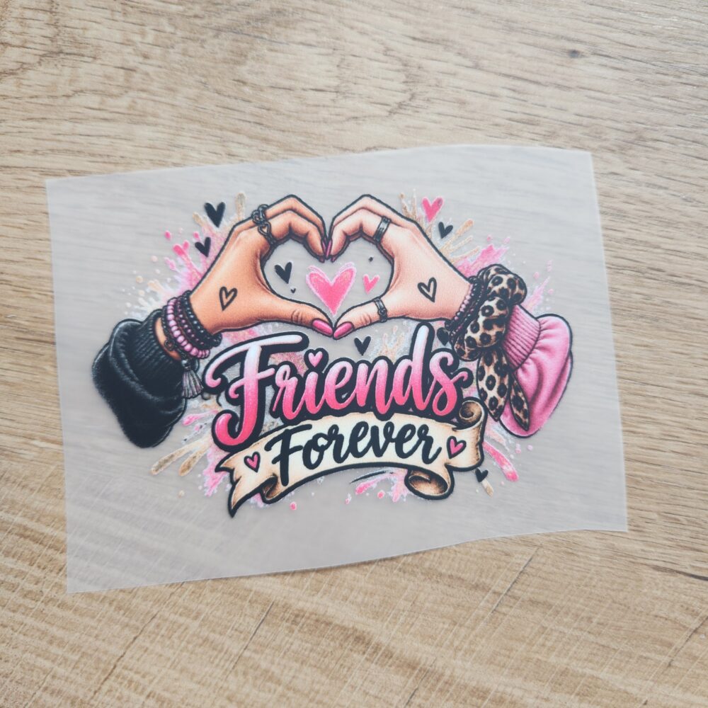 Bügelbild- Friends Forever - 10cm