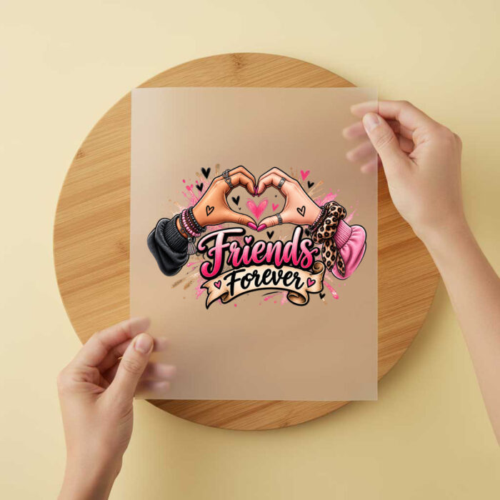 Bügelbild/Sticker Kopfkino - Handherz – DTF Bügelbild und UV DTF Sticker