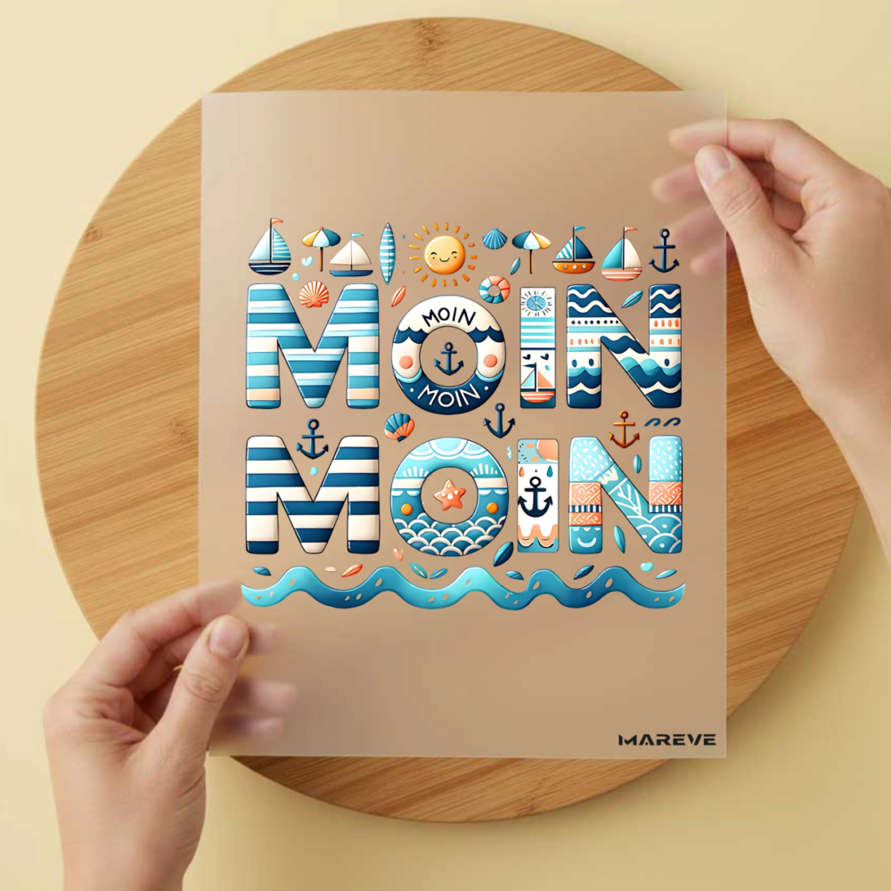 Bügelbild/Sticker Schrift - MoinMoin – DTF Bügelbild und UV DTF Sticker