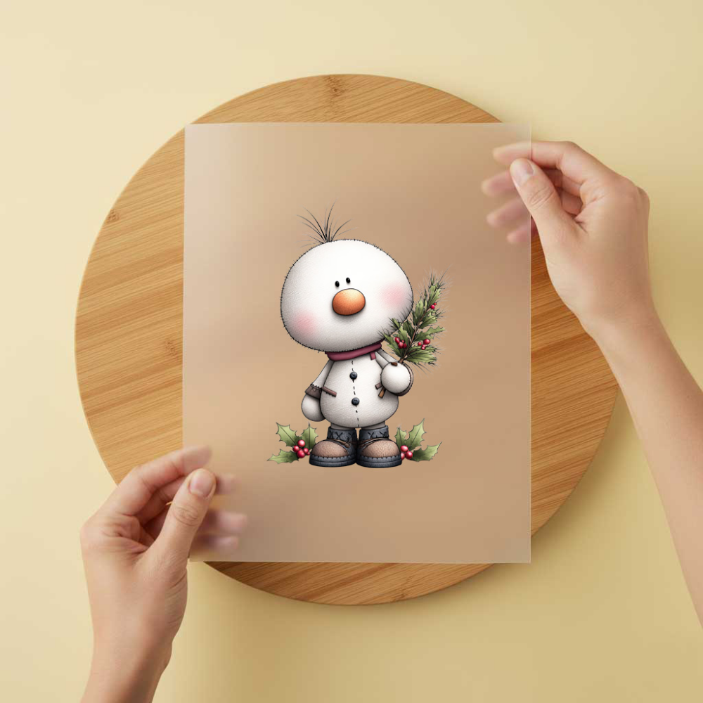 Bügelbild/Sticker Schneemannkind