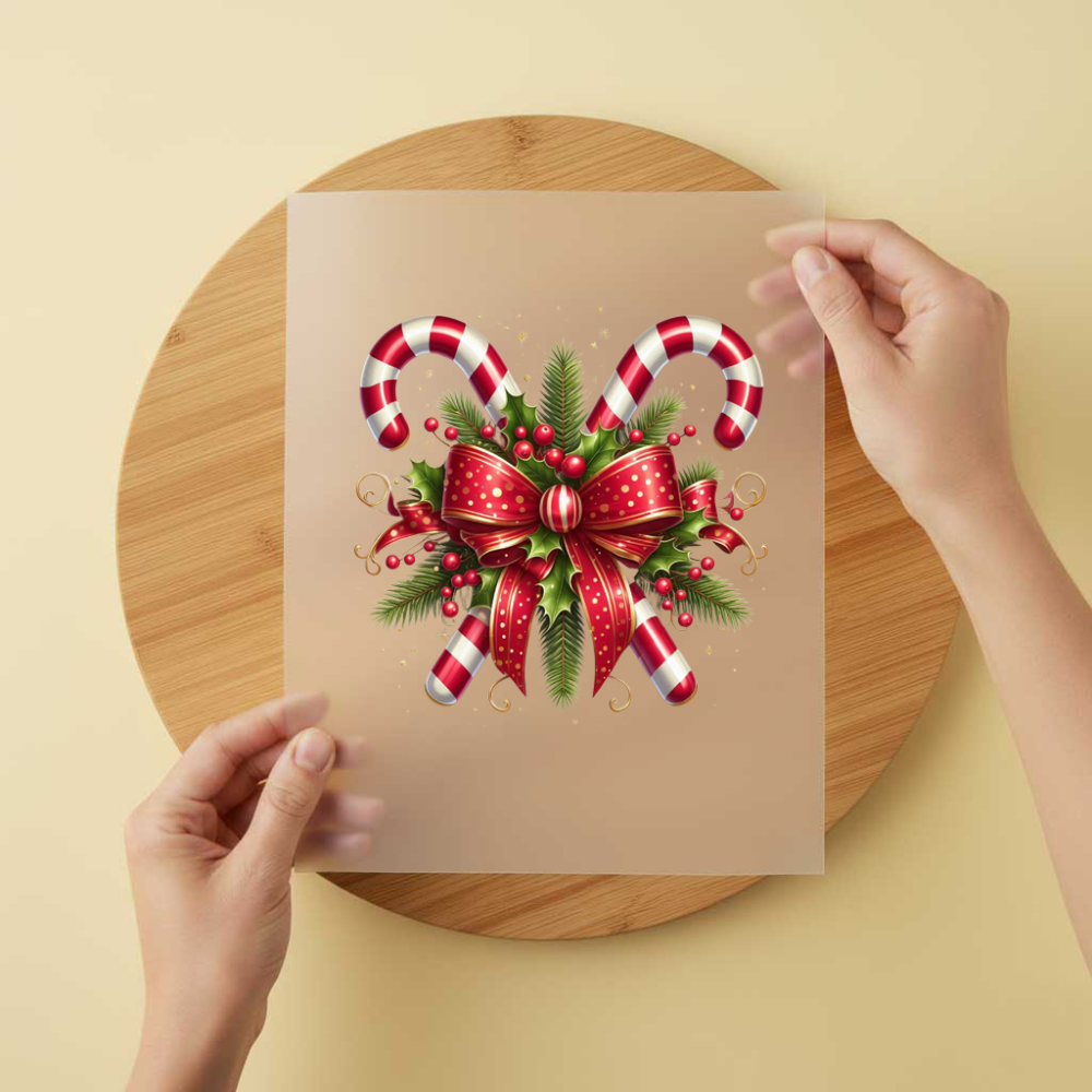 Bügelbild/Sticker Zuckerstangen