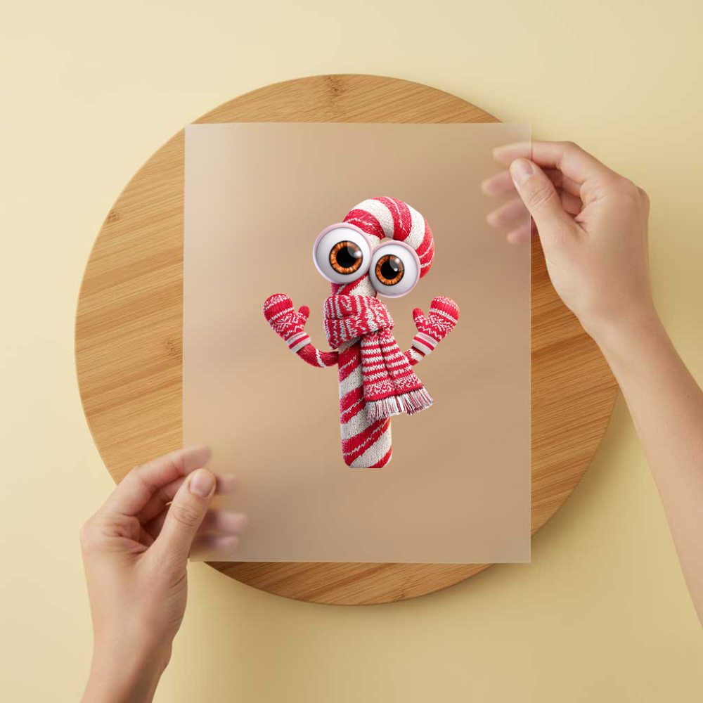 Bügelbild/Sticker Zuckerstange 1