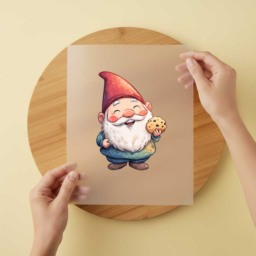 Bügelbild/Sticker Gnome Keks