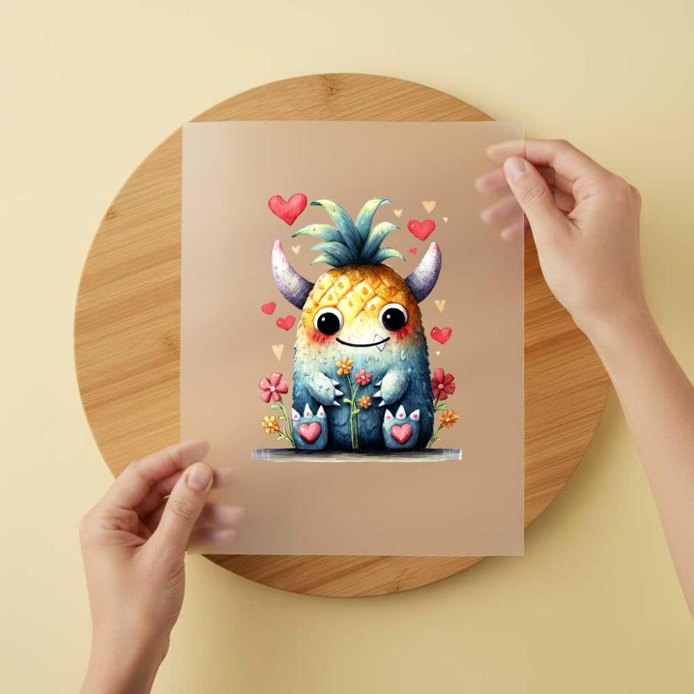 Bügelbild/Sticker Ananasmonster 1