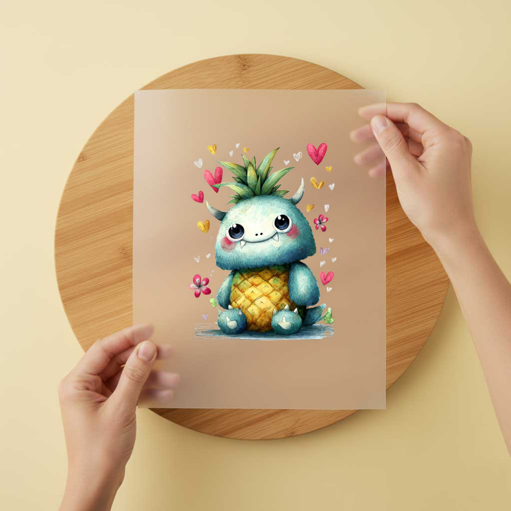 Bügelbild/Sticker Ananasmonster 3