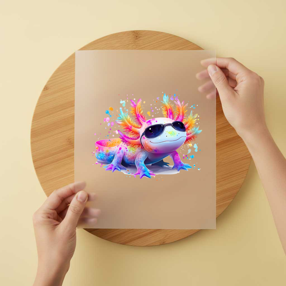 Bügelbild/Sticker Axolotl Cool Mareve