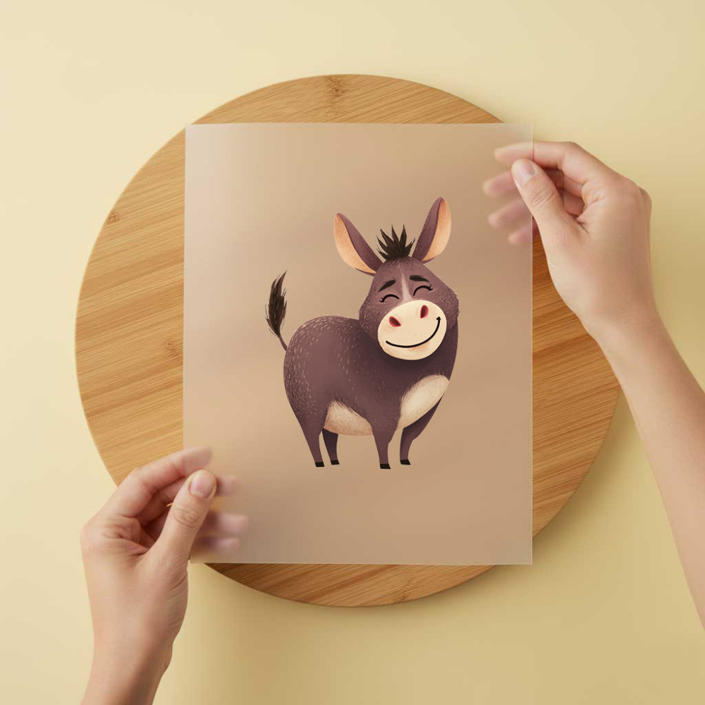 Bügelbild/Sticker Esel