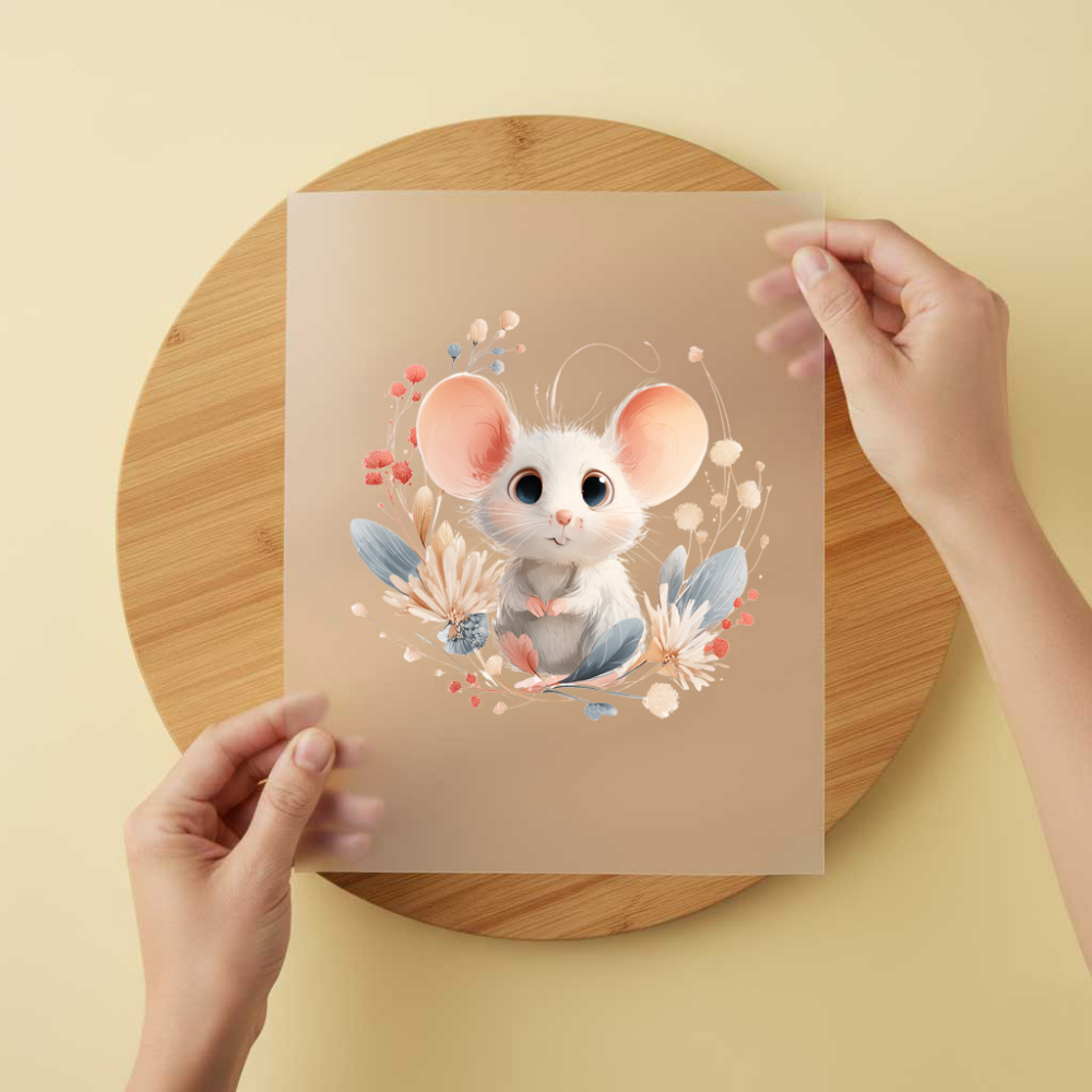 Bügelbild/Sticker Maus