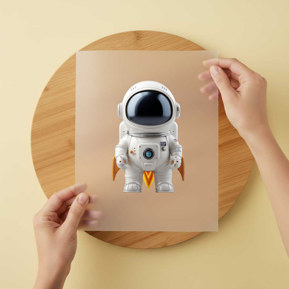 Bügelbild/Sticker Astronaut Feuer