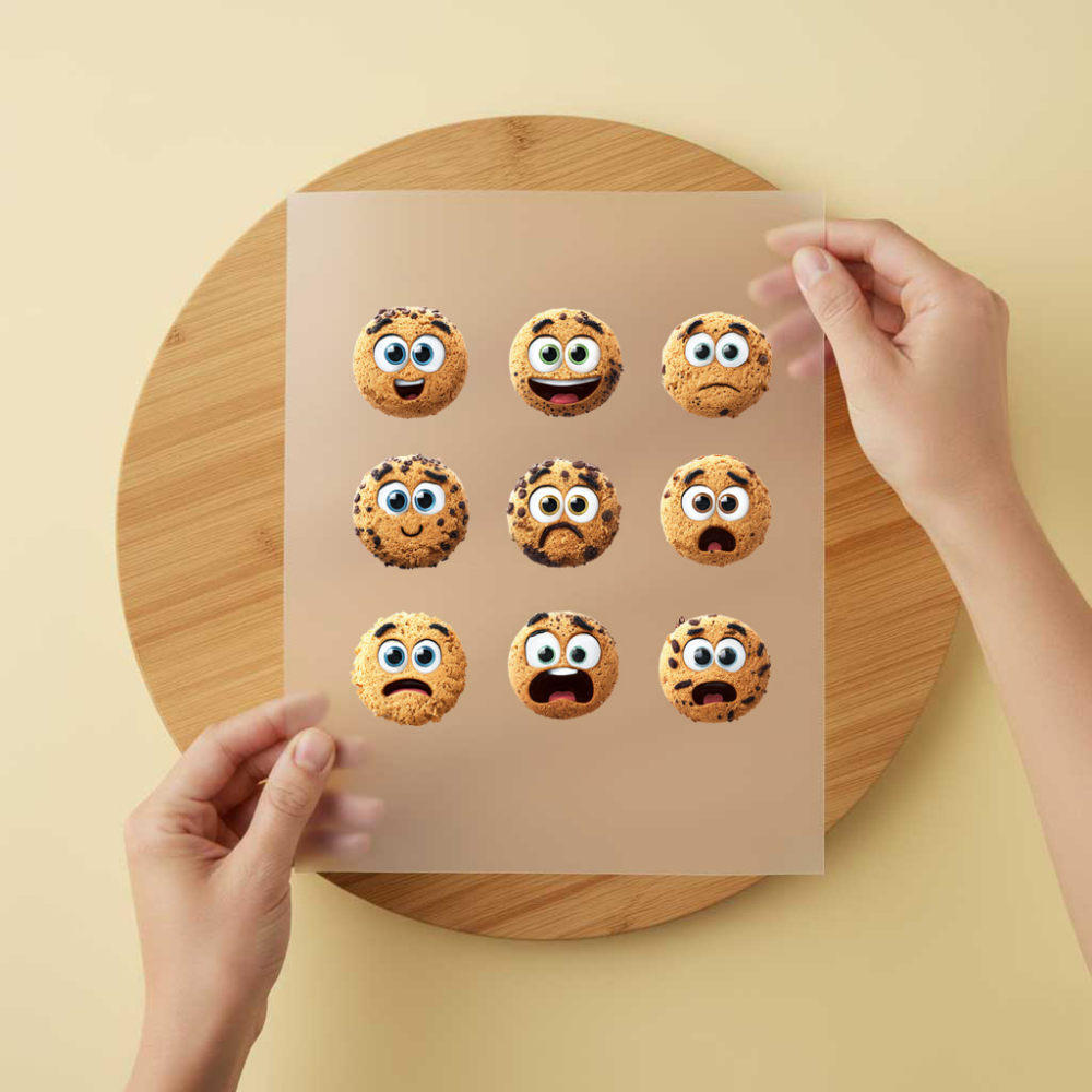 Bügelbild/Sticker Cookie Set 1