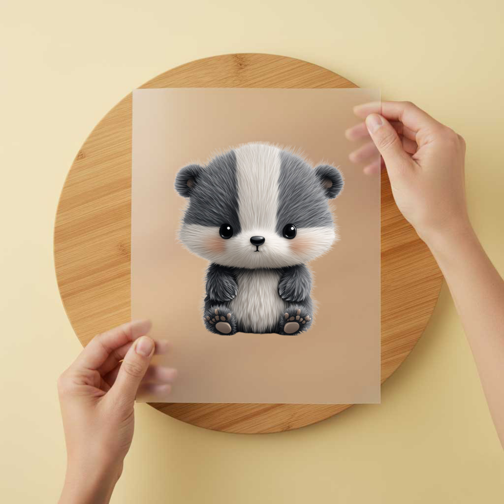 Bügelbild/Sticker Dachs Baby 2