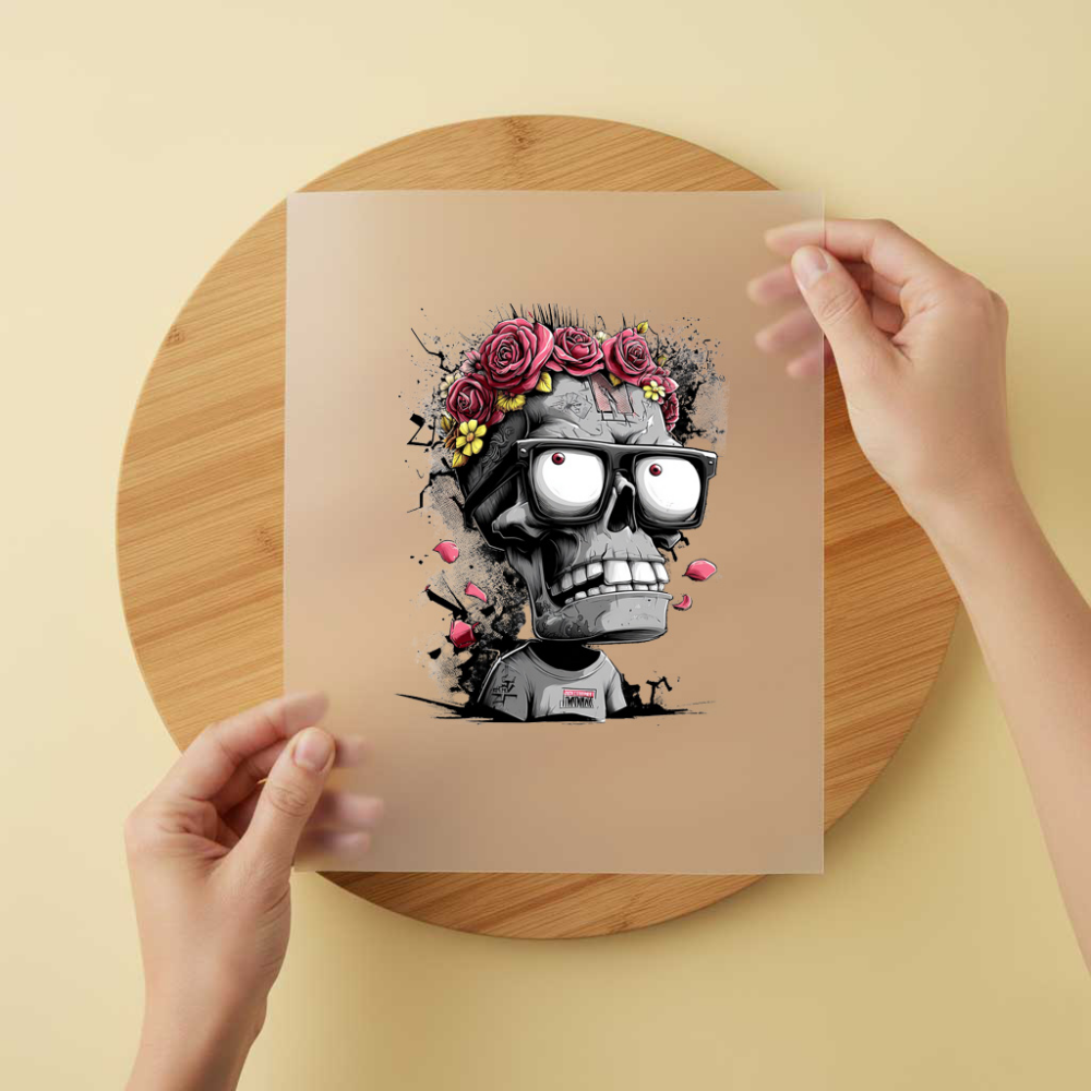 Bügelbild/Sticker Monster Flower