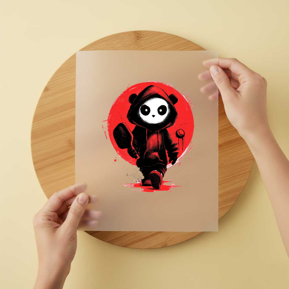 Bügelbild/Sticker Panda Streetwear