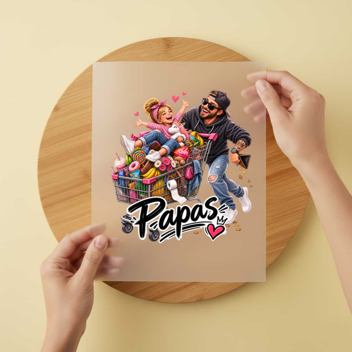 Bügelbild/Sticker Papas – DTF Bügelbild und UV DTF Sticker